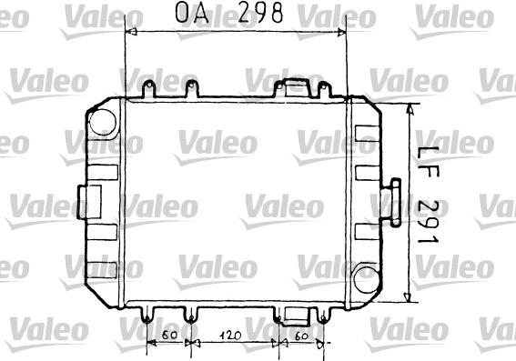 Valeo 819232 - Радіатор, охолодження двигуна autocars.com.ua