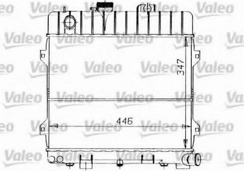 Valeo 819264 - Радіатор, охолодження двигуна autocars.com.ua