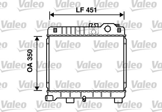 Valeo 819274 - Радіатор, охолодження двигуна autocars.com.ua