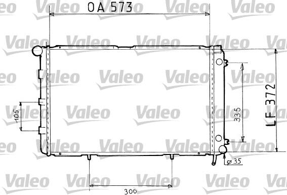 Valeo 819367 - Радіатор, охолодження двигуна autocars.com.ua