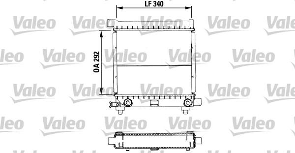 Valeo 819368 - Радіатор, охолодження двигуна autocars.com.ua