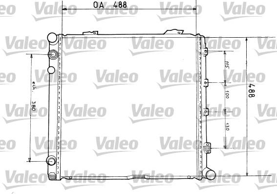 Valeo 819373 - Радиатор, охлаждение двигателя avtokuzovplus.com.ua