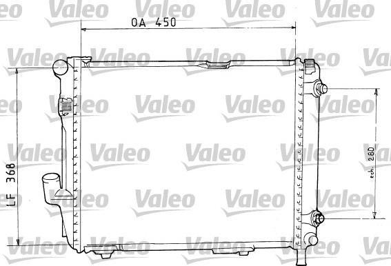 Valeo 819374 - Радіатор, охолодження двигуна autocars.com.ua