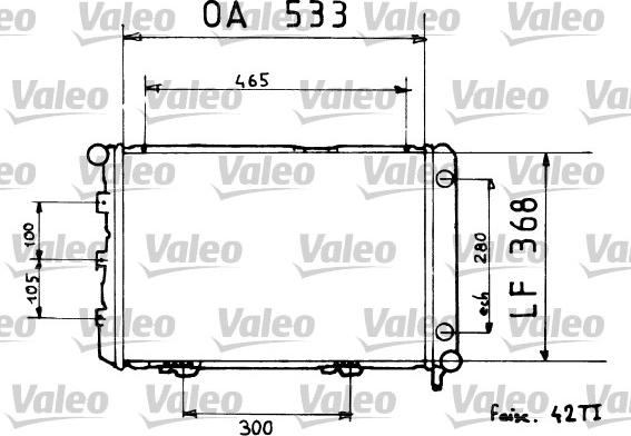 Valeo 819376 - Радіатор, охолодження двигуна autocars.com.ua