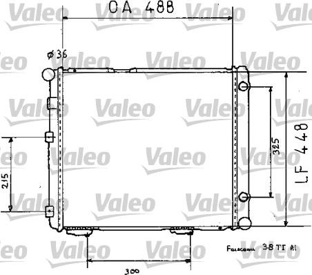 Valeo 819383 - Радіатор, охолодження двигуна autocars.com.ua