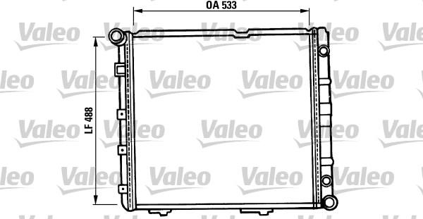 Valeo 819387 - Радіатор, охолодження двигуна autocars.com.ua