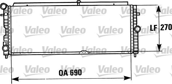 Valeo 819388 - Радіатор, охолодження двигуна autocars.com.ua