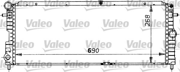 Valeo 819389 - Радіатор, охолодження двигуна autocars.com.ua