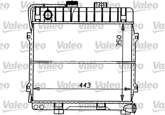 Valeo 819390 - Радіатор, охолодження двигуна autocars.com.ua