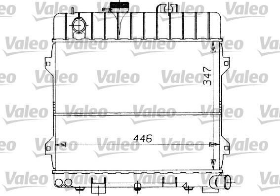 Valeo 819391 - Радіатор, охолодження двигуна autocars.com.ua