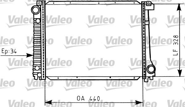 Valeo 819398 - Радіатор, охолодження двигуна autocars.com.ua