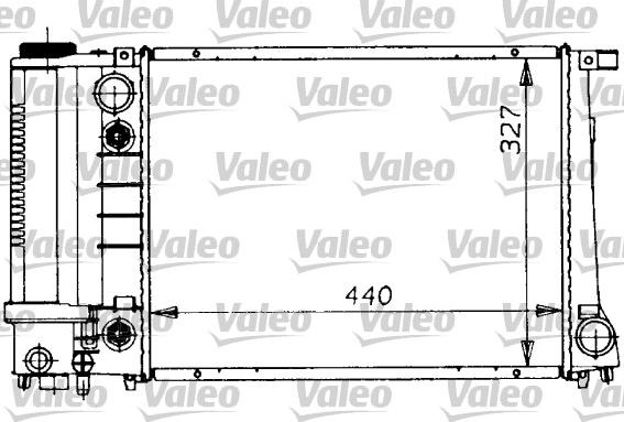 Valeo 819411 - Радіатор, охолодження двигуна autocars.com.ua