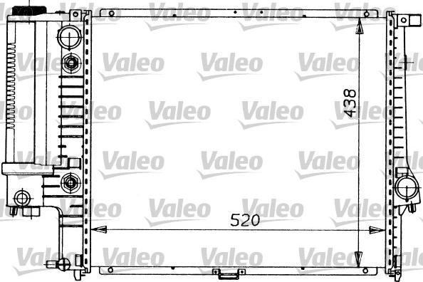 Valeo 819413 - Радіатор, охолодження двигуна autocars.com.ua