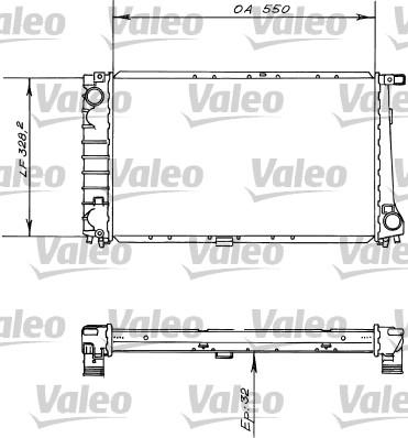 Valeo 819414 - Радіатор, охолодження двигуна autocars.com.ua