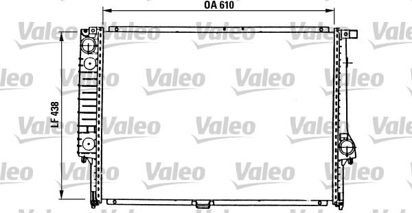 Valeo 819417 - Радіатор, охолодження двигуна autocars.com.ua