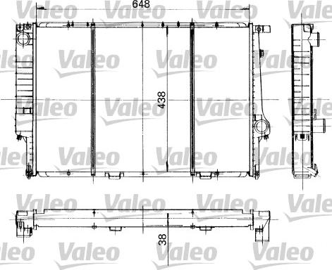 Valeo 819418 - Радіатор, охолодження двигуна autocars.com.ua