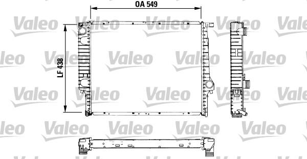 Valeo 819422 - Радіатор, охолодження двигуна autocars.com.ua