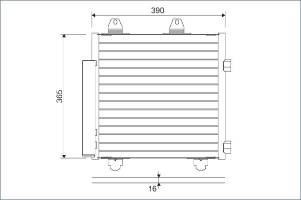 Valeo 822577 - Конденсатор кондиционера avtokuzovplus.com.ua