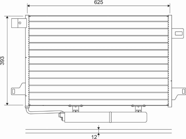 Valeo 822689 - Конденсатор кондиционера autodnr.net