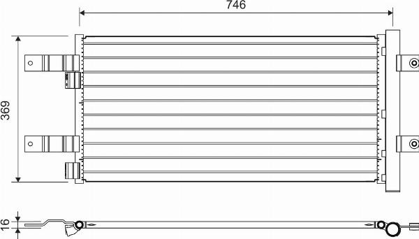 VALEO 822728 - Конденсатор, кондиціонер autocars.com.ua