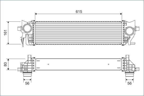 Valeo 822930 - Интеркулер autocars.com.ua