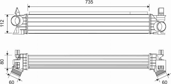 VALEO 822945 - Интеркулер autocars.com.ua