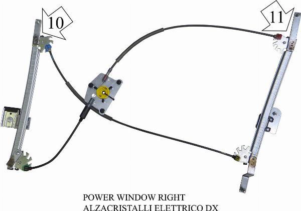 VALEO 852553 - Підйомний пристрій для вікон autocars.com.ua