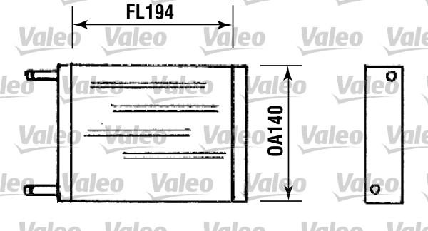 Valeo 881769 - Теплообмінник, опалення салону autocars.com.ua