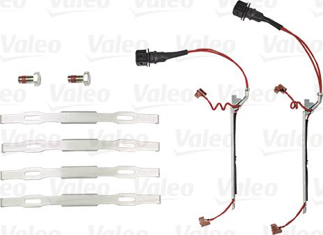 Valeo 882243 - Тормозные колодки, дисковые, комплект avtokuzovplus.com.ua