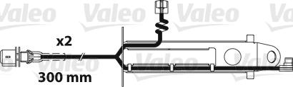 Valeo 882323 - Сигнализатор, износ тормозных колодок autodnr.net