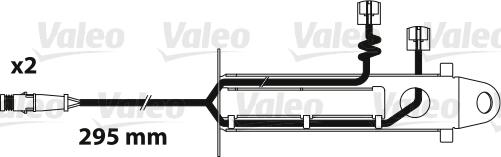 Valeo 882338 - Сигнализатор, износ тормозных колодок autodnr.net