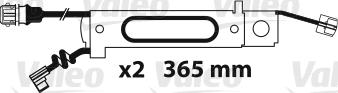 VALEO 882359 - Сигналізатор, знос гальмівних колодок autocars.com.ua