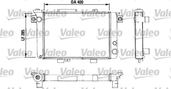 Valeo 882890 - Радіатор, охолодження двигуна autocars.com.ua