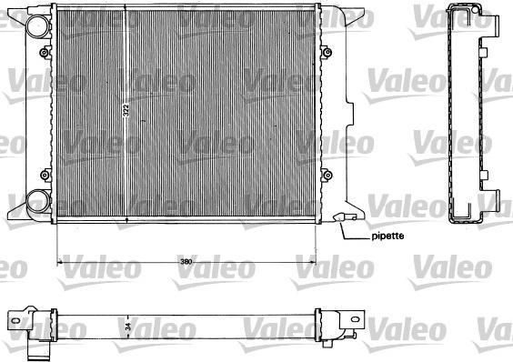 Valeo 882896 - Радиатор, охлаждение двигателя avtokuzovplus.com.ua