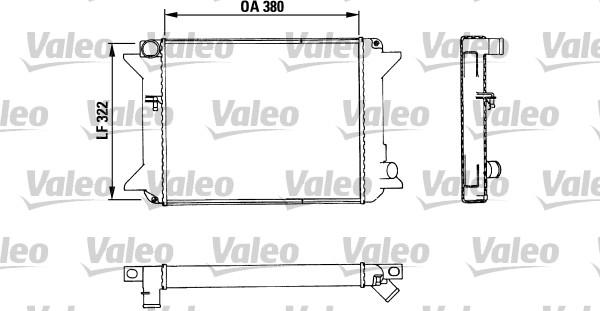 Valeo 883464 - Радіатор, охолодження двигуна autocars.com.ua