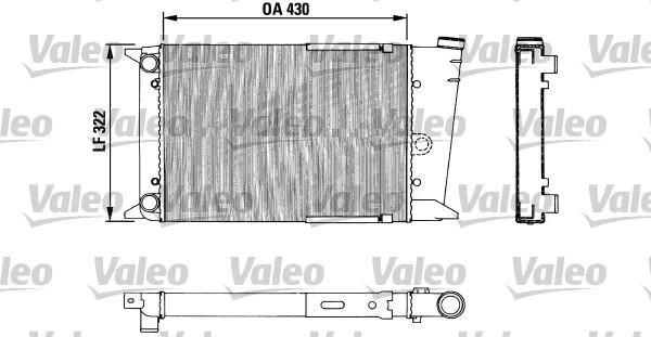 Valeo 883678 - Радіатор, охолодження двигуна autocars.com.ua