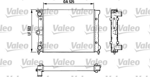 Valeo 883720 - Радиатор, охлаждение двигателя avtokuzovplus.com.ua