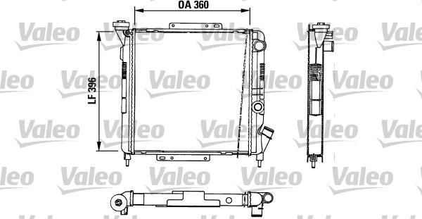 Valeo 883729 - Радіатор, охолодження двигуна autocars.com.ua