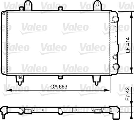 Valeo 883764 - Радіатор, охолодження двигуна autocars.com.ua