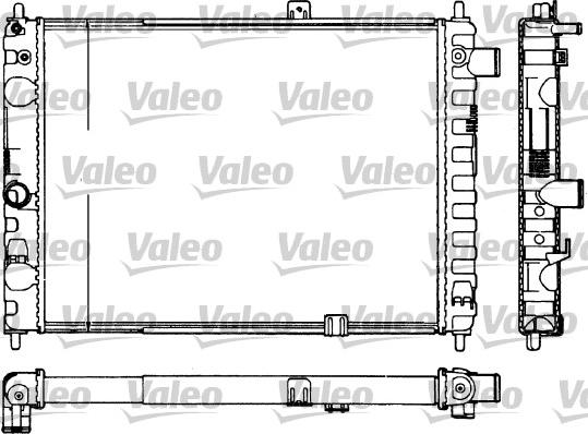 Valeo 883770 - Радіатор, охолодження двигуна autocars.com.ua