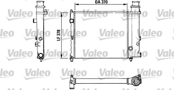 Valeo 883772 - Радіатор, охолодження двигуна autocars.com.ua