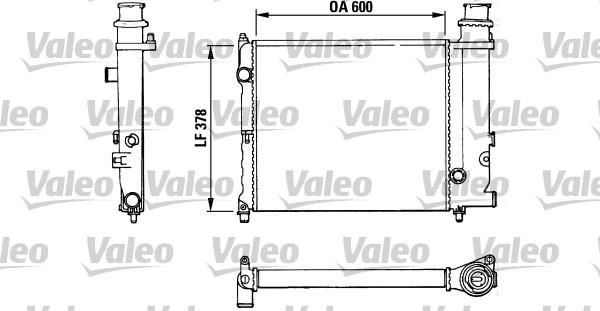 Valeo 883773 - Радіатор, охолодження двигуна autocars.com.ua