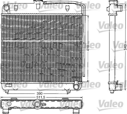 Valeo 883777 - Радіатор, охолодження двигуна autocars.com.ua