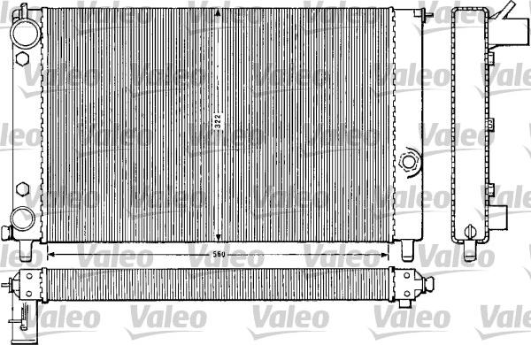 Valeo 883784 - Радіатор, охолодження двигуна autocars.com.ua