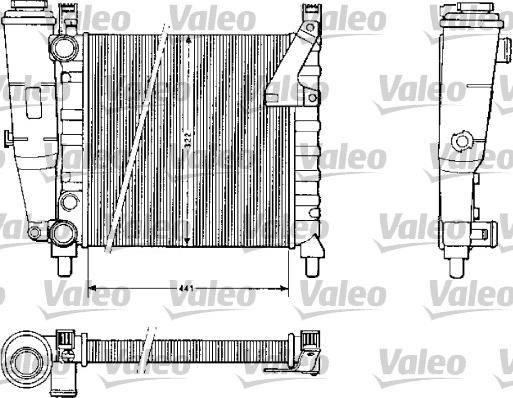 Valeo 883813 - Радіатор, охолодження двигуна autocars.com.ua