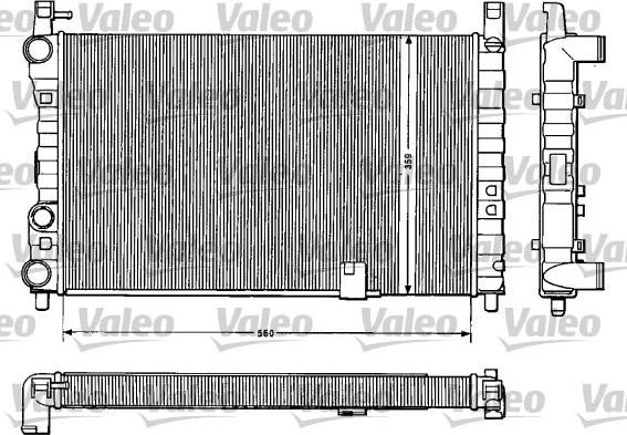 VALEO 883823 - Радіатор, охолодження двигуна autocars.com.ua