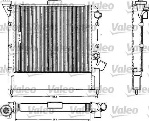 Valeo 883852 - Радіатор, охолодження двигуна autocars.com.ua