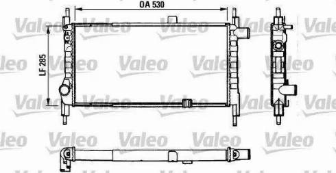 TEMPEST TP.15.63.2381 - Радиатор охлаждения OPEL KADETT E 85-91  TEMPEST autocars.com.ua