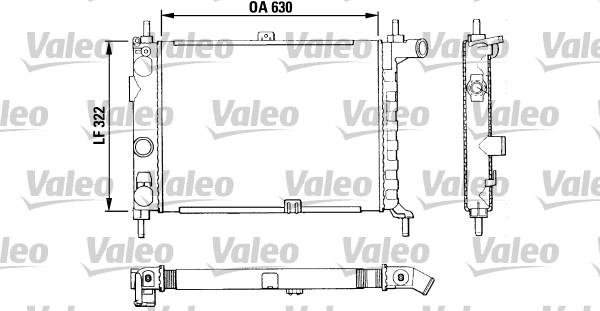 Valeo 883858 - Радіатор, охолодження двигуна autocars.com.ua