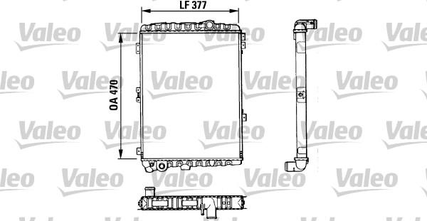 Valeo 883864 - Радіатор, охолодження двигуна autocars.com.ua